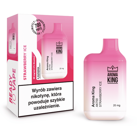 Einweg E-Zigarette AROMA King Mini Bar Strawberry Ice 20mg
