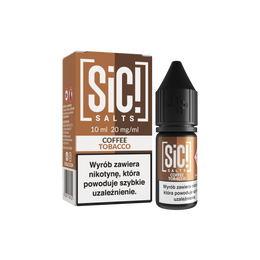 E-liquid SIC! Salt 10ml - Coffee Tobacco 20mg