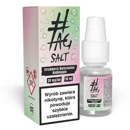 Рідина #TAG Salt Drinks 10ml - Strawberry Watermelon Bubblegum 20mg