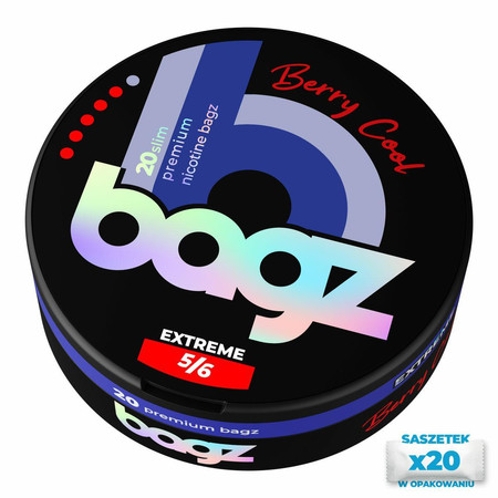 Nikotinové sáčky BAGZ Berry Cool 5/6 EXTREME