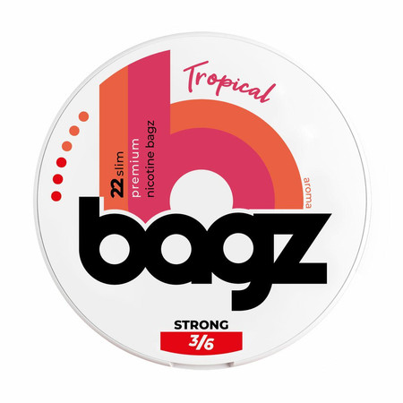 Nicotine sachets BAGZ Tropical STRONG 3/6 11,2mg