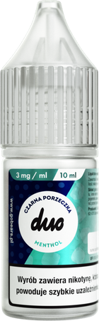 E-liquide DUO 10ml - Czarna Porzeczka Menthol 3mg