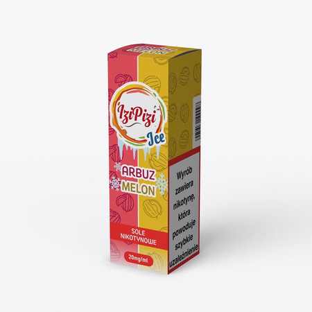 E-liquid Izi Pizi Salt 10ml - Arbuz Melon Ice 20mg