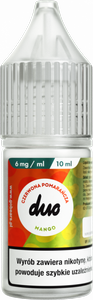 E-Liquid DUO 10ml - Czerwona Pomarańcza Mango 6mg