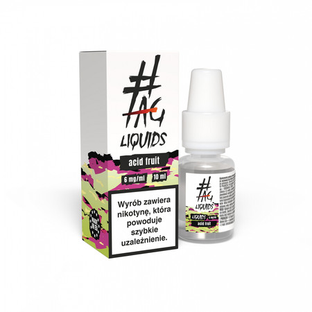 Liquid #TAG Classic 10ml - Acid Fruits 6mg