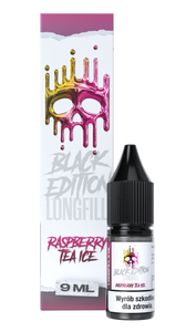 Longfill Dark Line Black Edition 9ml - RASPBERRY TEA ICE