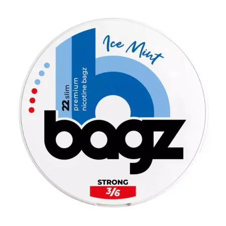 Nikotinpárnák BAGZ Ice Mint 3/6 STRONG