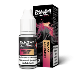 E-Liquid Tsunami Salt 10ml - Raspberry Cookie 20mg