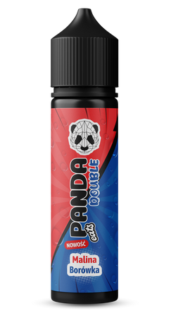 Longfill Panda Double 10/60ml - Malina Borówka