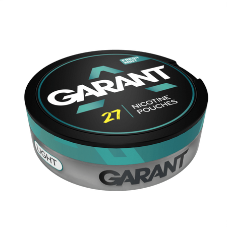 10 X Sachets de nicotine GARANT (Grant) Regular - Fresh Mint 35mg