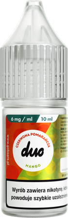 E-Liquide DUO 10ml - Czerwona Pomarańcza Mango 6mg