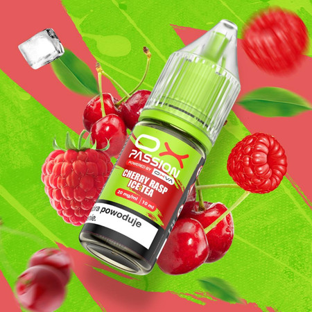 E-liquide OX Passion 10ml - Cherry Rasp Ice Tea 20mg