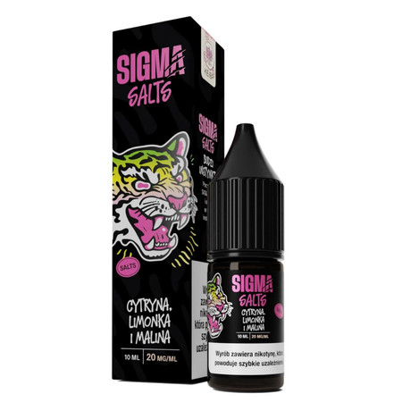 E-liquid Sigma Salt 10ml - Cytryna Limonka Malina 20mg