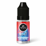 Рідина VIVO Salt 10ml - Strawberry Ice Cream 20mg